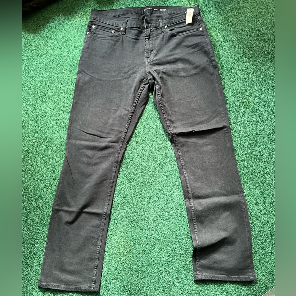 Old Navy Straight 5 pocket pants blue  34x32 NWT
